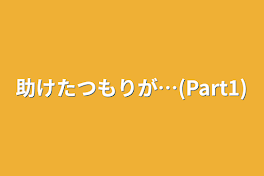 助けたつもりが…(Part1)