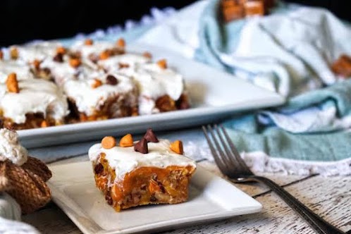 Caramel Cookie Bars from a Cake Mix