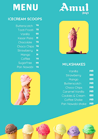 Amul Ice Cream Parlor menu 1