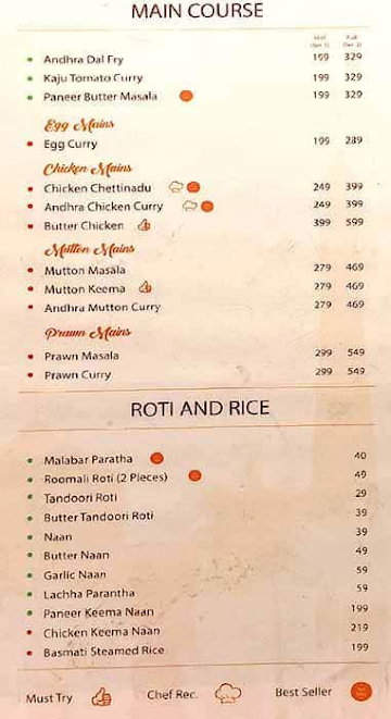 Bikkgane Biryani menu 