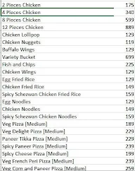 Km Foods menu 1