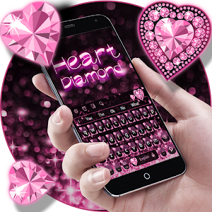 Download Heart Diamond Keyboard Theme For PC Windows and Mac