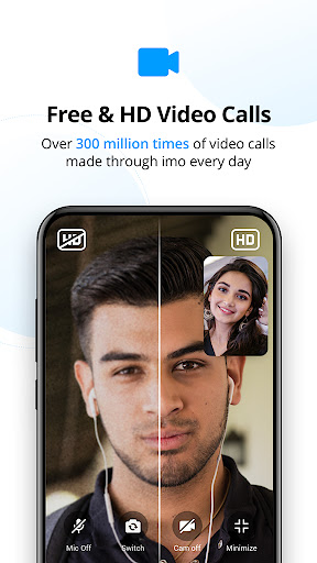 Screenshot imo beta -video calls and chat