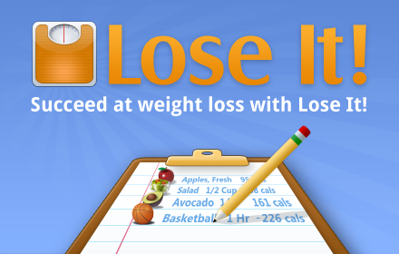 Lose It! chrome extension