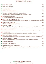 The Terrace Grill - Hotel Park Prime menu 1