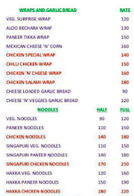 The Burger Junction menu 3