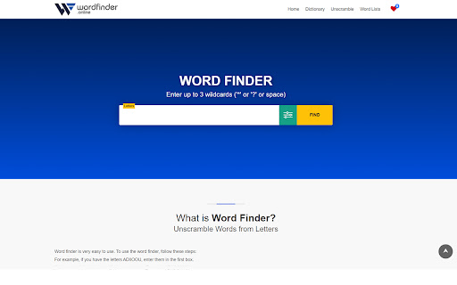 Word Finder