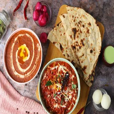 Dal Makhani + Kadhai Paneer + 4 Tandoori Bread