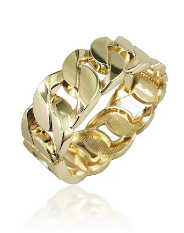 Bracelet femme en or rose, design c - 0