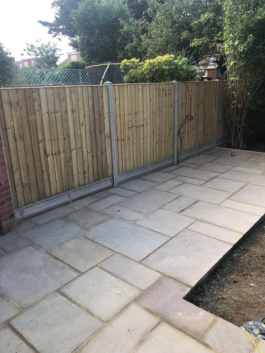New fencing and patio extended. 
