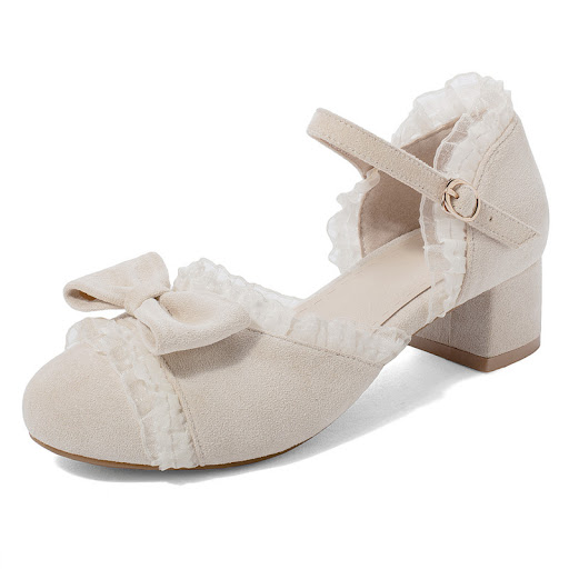 Title 8, Womens Suede Gentle Lace Bow Sandals. Comforta...