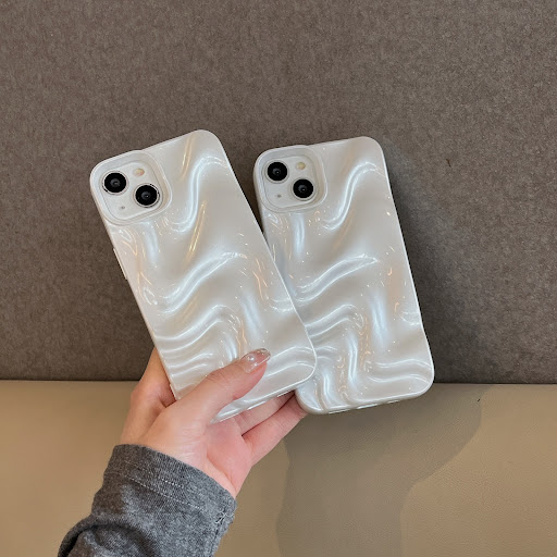 Title 7, Three-dimensional Pleated Water Ripple Phone Ca...