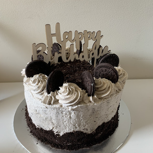 Cookies and cream birthday cake