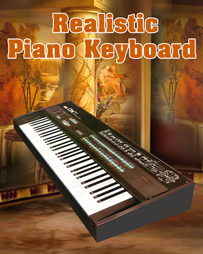 Realistic Piano Keyboard