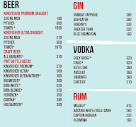 Hangover Brewery menu 3