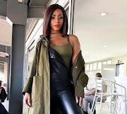 Boity was taken aback by the little guy's gesture. 