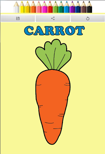 Coloring Book : Vegetable