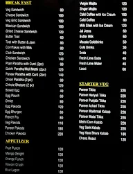 Hotel Happy Hours menu 1