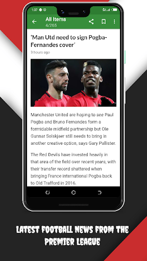 Screenshot Football News - Latest Transfe