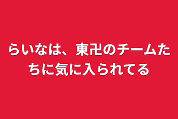 らいなは、東卍のチームたちに気に入られてる