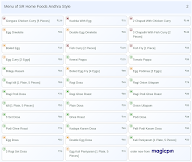 SR Home Foods Andhra Style menu 2