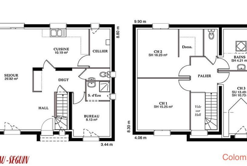  Vente Terrain + Maison - Terrain : 565m² - Maison : 106m² à Chagny (71150) 