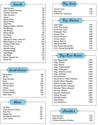 Raju's Cafe menu 1