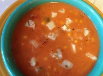 Spicy Tomato Corn Chowder
