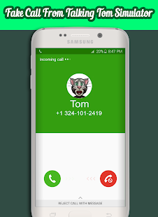  Call From Talking Tom- 스크린샷 미리보기 이미지  