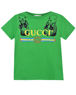 Зеленая футболка детская GUCCI за 11 199 руб.
