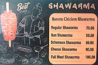 Savera Chicken Shawarma menu 1