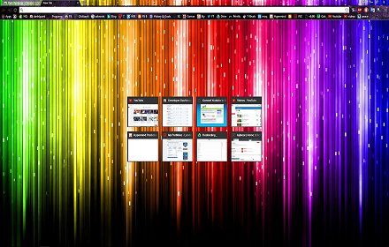 Dark Rainbow chrome extension