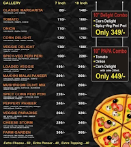 Papa Pizza & Sons menu 1