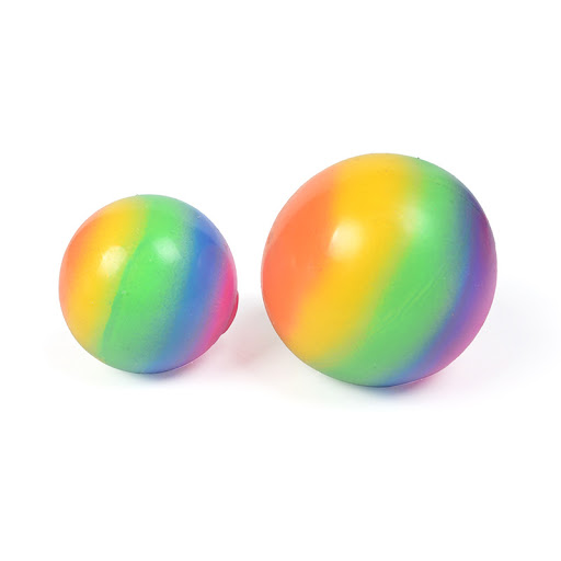 Title 1, Rainbow Flour Ball Elastic Tension Soft Rubber ...