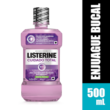 Enjuague Bucal Listerine Cuidado Total 6 Beneficios x 500 ml  