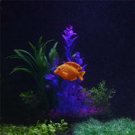 Home Aquarium Silicone Fake Fish Landscape Design Realistic Design Bright Colors Glow In The Dark Easy To Clean And Main