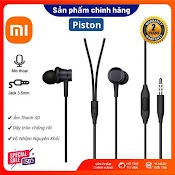 Tai Nghe Có Dây Xiaomi Piston Lite 2017 - Tai Nghe Gaming Xiaomi Vỏ Nhôm Nguyên Khối, Bass Mạnh, Chống Ồn - Bh Tháng