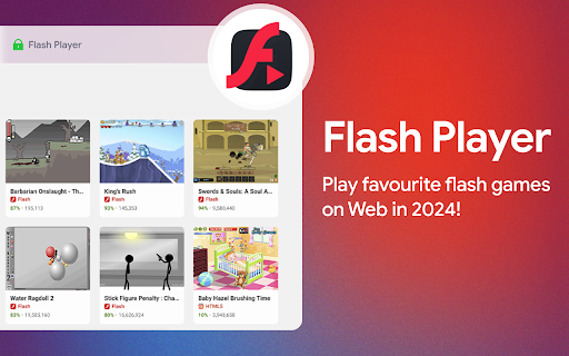 Flash Player - jogue jogos em flash