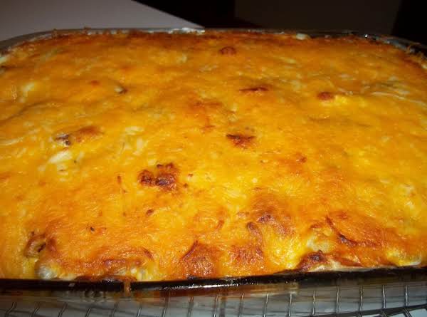 Twice Baked Cheesy Potato Casserole Recipe | Just A Pinch Recipes