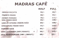 South Indian Madras Cafe menu 4