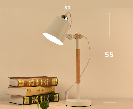 Title 4, Nordic Bedroom Desk Bedside Eye Lamp Modern Des...