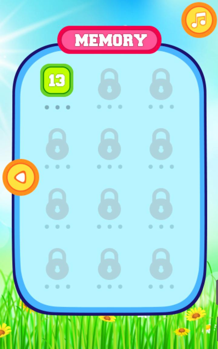 Memory Game for Kids Screen 3