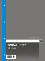 Spiralhefte EMO A4 70g 80 blad ulinjert (Org.nr.532966000)