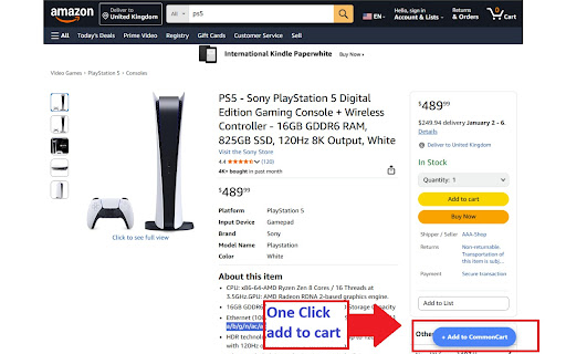 CommonCart: Universal Wishlist & Price Compare for Amazon, eBay screenshot 2