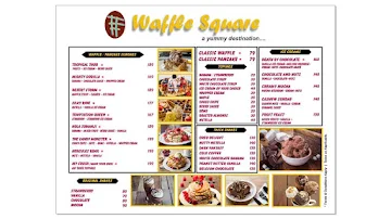 Waffle Square menu 