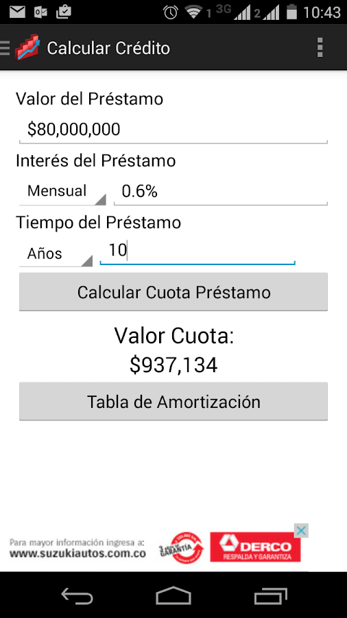 Calculadora De Prestamos Hipotecarios