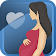 Pregnancy Calendar. Childbirth  icon