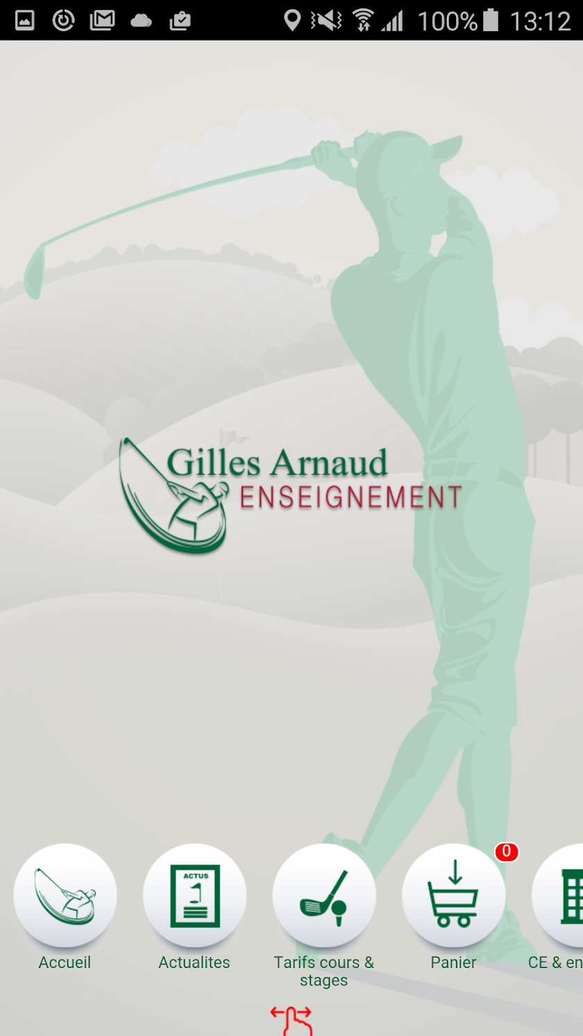 Gilles Arnaud Golf Screen 3