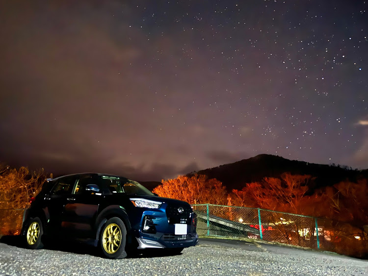 ロッキーの冬の空と愛車・夜空と愛車に関するカスタム事例の投稿画像2枚目