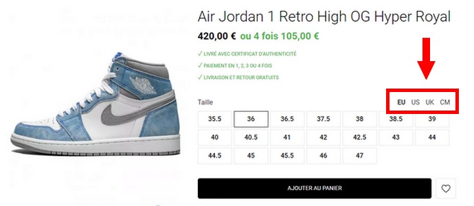 publiek karakter Bully Comment taille la Air Jordan 1 ? - Limited Resell